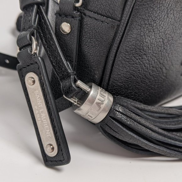 SOLD Saint Laurent Black Monogram Lou Belt Bag - Picture 2 of 6